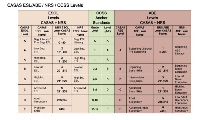 Casas reading practice test level c