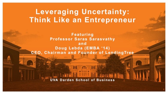 Although successful entrepreneurs are more tolerant of uncertainty